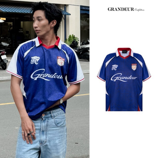 Áo Thun Jersey Nam Nữ “TIGER CLUB JERSEY SHIRT “ Cotton | Vải thun mè lưới | Áo Jersey GRANDEUR