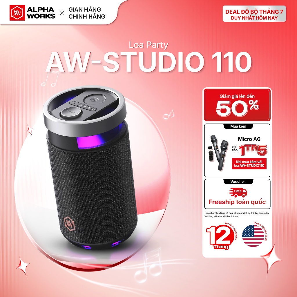 Loa Party Alpha Works STUDIO 110 - Hàng chính hãng