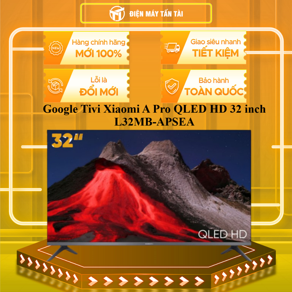 (HCM) - L32MB-APSEA - Google Tivi Xiaomi A Pro QLED HD 32 inch L32MB-APSEA