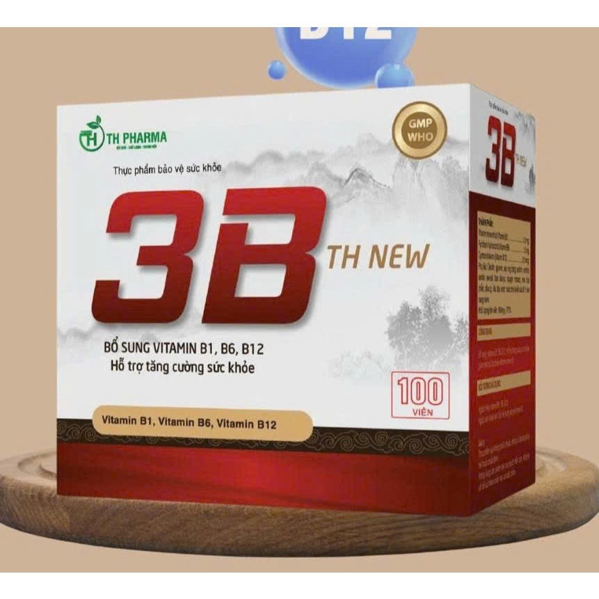 TH Pharma 3B TH NEW -Bổ Sung Vitamin B1, B6, B12- Hỗ Trợ Tăng Cường Sức Khỏe