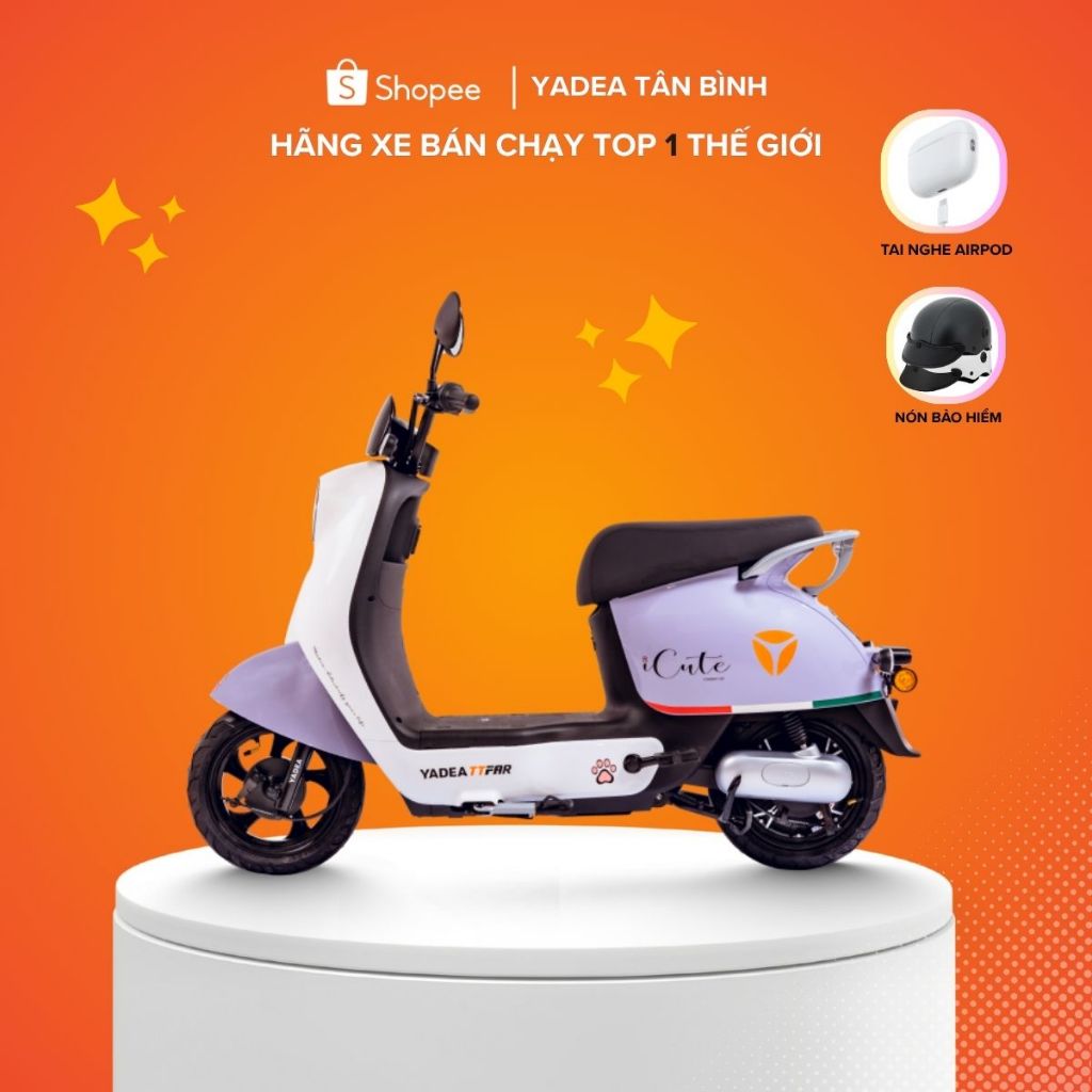 Yadea ICute - 1 Lần Sạc 60KM - YADEA Tân Bình