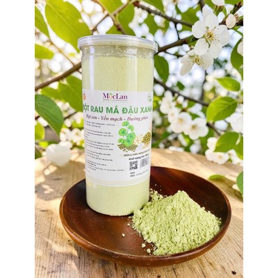 BỘT RAU MÁ ĐẬU XANH - Hạt Sen Yến Mạch Đường Phèn - Mộc Lan - 250g; 500g