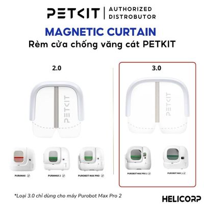 Rèm Che Lối Vào Petkit Mới - Giảm Bụi, Chống Văng Cát, Dùng Cho Máy Dọn Vệ Sinh Tự Động