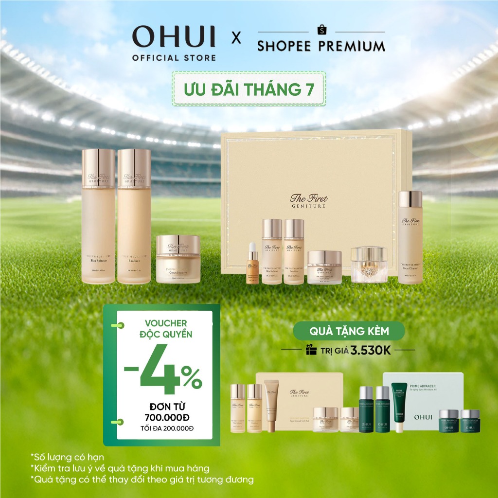 [OHUI Official] Bộ 9 món dưỡng tái sinh & chống lão hóa cao cấp đỉnh cao OHUI The First Geniture Spe