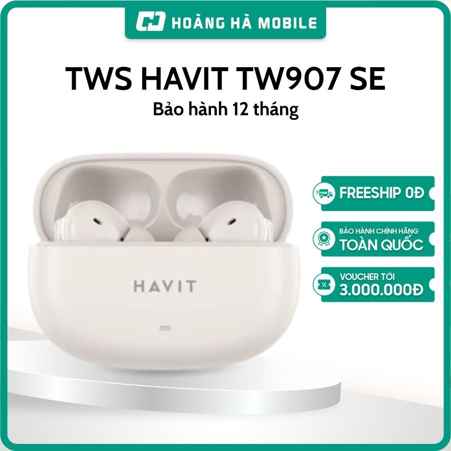 Tai Nghe TWS HAVIT TW907 SE - Bảo hành chính hãng 12 tháng