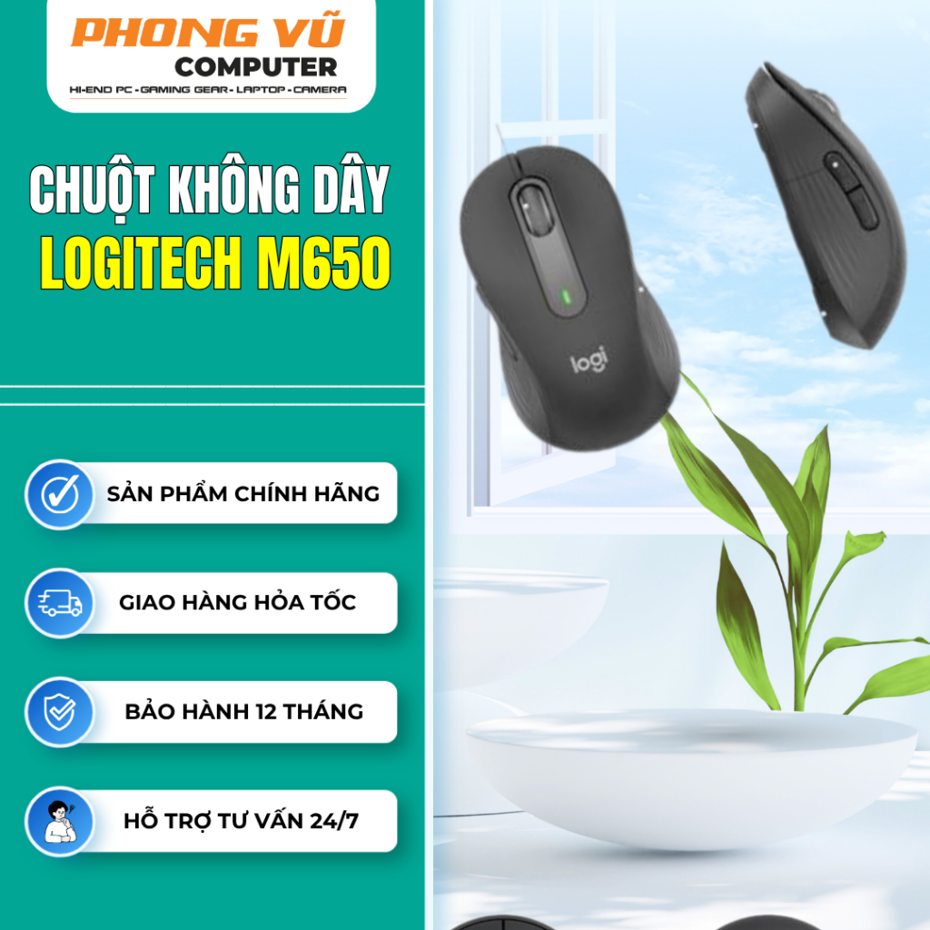 Chuột không dây Logitech Signature M650