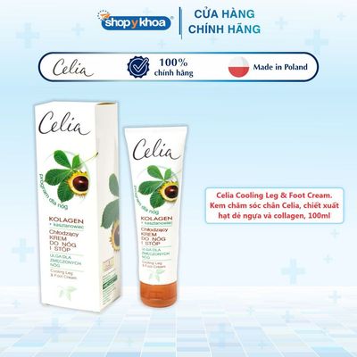 [DATE 12.2027] Kem thoa Celia, dành cho người sử dụng vớ y khoa 100ml, Made in Poland