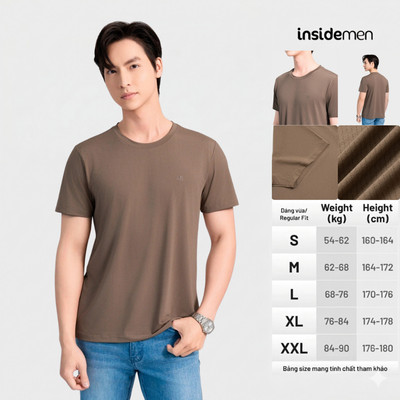Áo Thun T-shirt Nam Insidemen Regular Fit ITS052AS2