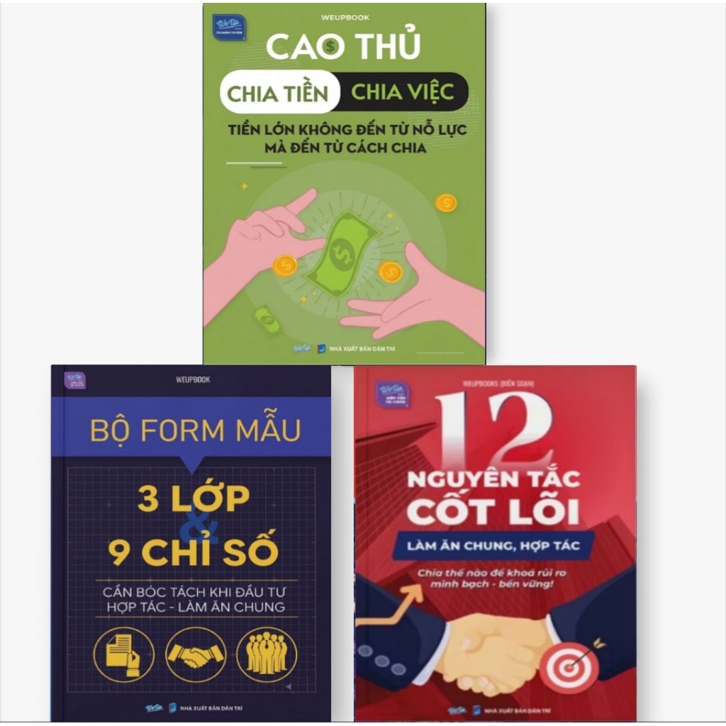 Bộ Form Mẫu 3 Lớp 9 Chỉ Số Cần Bóc Tách Khi Đầu Tư, Cao Thủ Chia Tiền Chia Việc, 12 Nguyên Tắc Cốt L