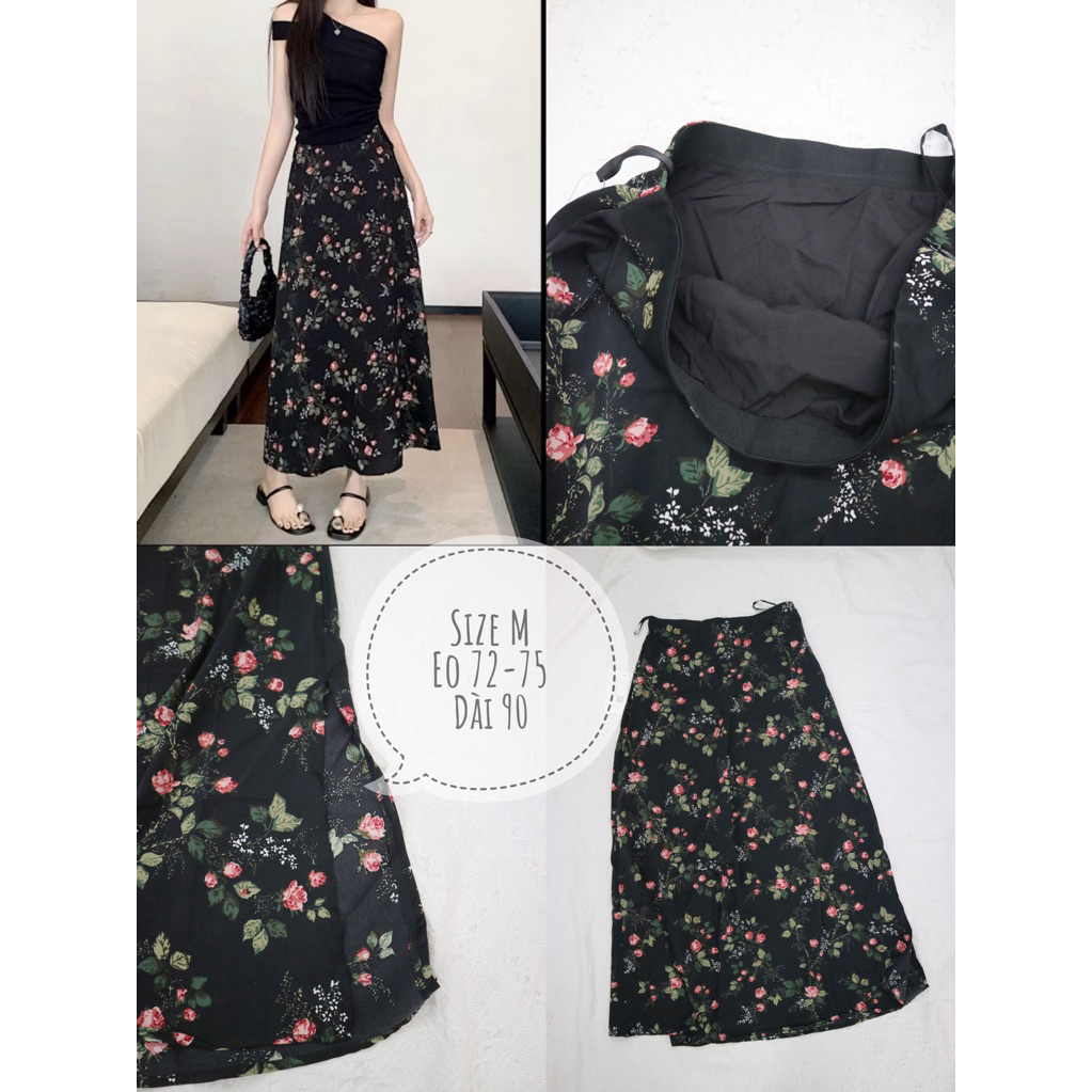 PASS chân váy size M new 100% còn tag (số đo trên ảnh)