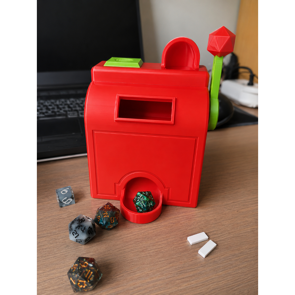 [DICE TOWER - Tháp đổ xí ngầu] - Máy gạt cần đổ xí ngầu Dice Tower Slot Machine
