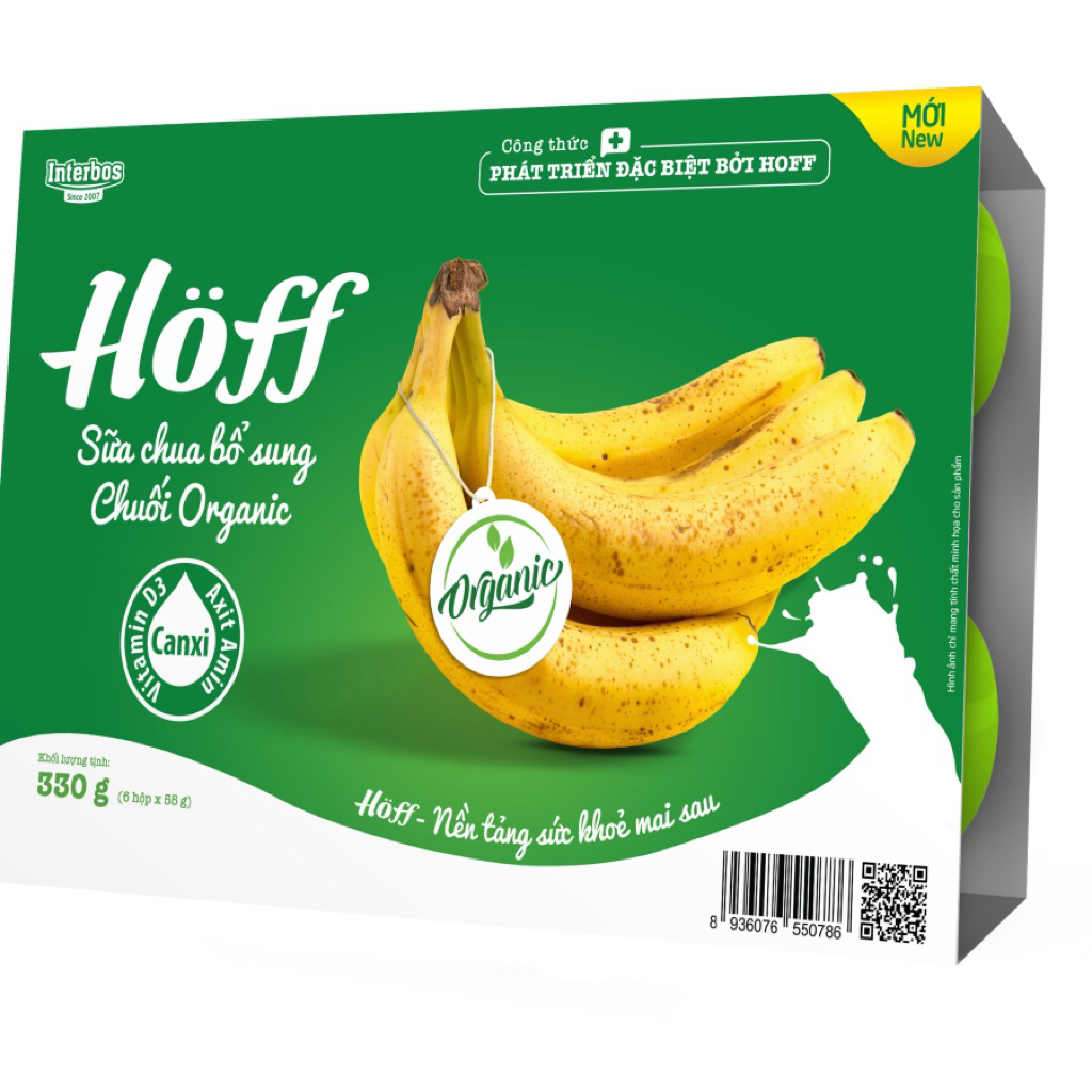 SỮA CHUA CHUỐI ORGANIC HOFF