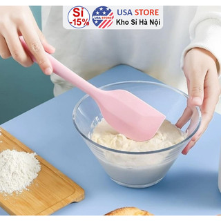 Dụng Cụ Xẻng Trộn Cán Silicon MS1276 - Spatula Phới Trộn Bột, Phới Dẹt Chiên Rán