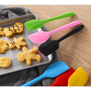Dụng Cụ Xẻng Trộn Cán Silicon MS1276 - Spatula Phới Trộn Bột, Phới Dẹt Chiên Rán