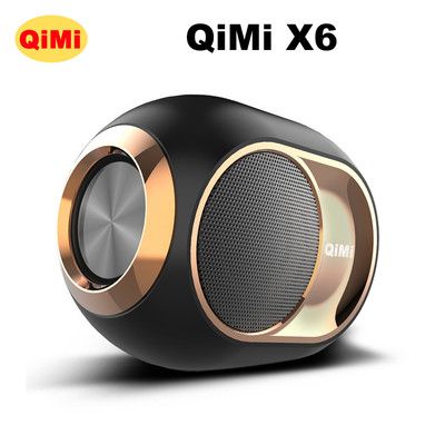 Loa Bluetooth QiMi X6 - Kiểu Dáng Mới Hiện Đại, Kết Nối Ổn Định, Âm Thanh Hay, Bass Cực Căng, Bền Bỉ