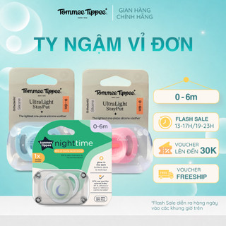 Ty ngậm cho bé tommee tippee 0-6, 6-18 tháng - nhiều mẫu