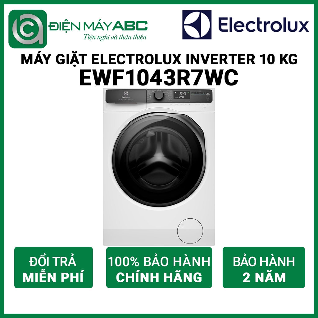 EWF1043R7WC - Máy giặt Electrolux Inverter 10 kg EWF1043R7WC màu trắng