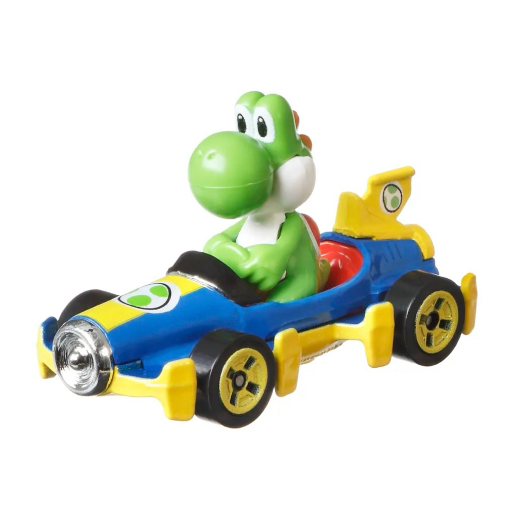Hot Wheels Mario Kart Yoshi March 8 Xe mô hình LOOSE Hot Wheels Mario Kart Yoshi March 8