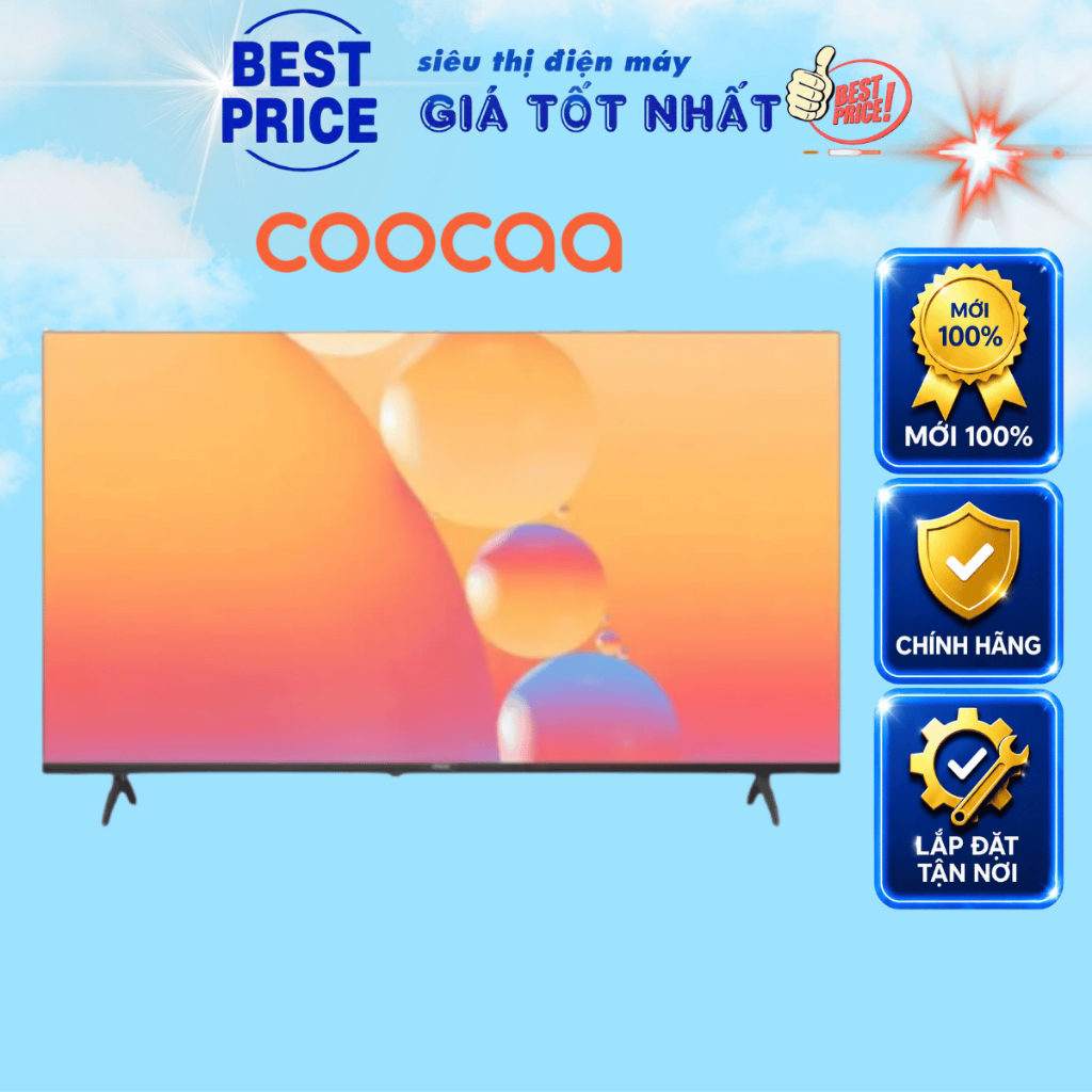 32S3U+ Smart Tivi Coocaa – 32 Inch HD, Âm Thanh Dolby, Bảo Vệ Mắt 32S3U+