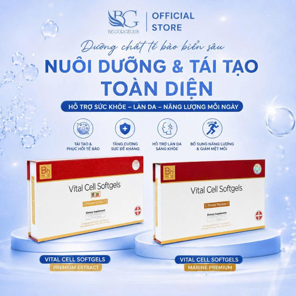 Thực phẩm bảo vệ sức khỏe PE Vital Cell Softgels