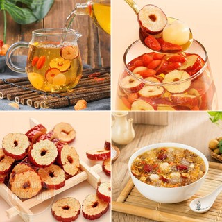 Táo đỏ thái lát 100g, táo đỏ Hàn Quốc sấy giòn, không tẩm đường, dùng pha trà, chưng yến, nấu chè