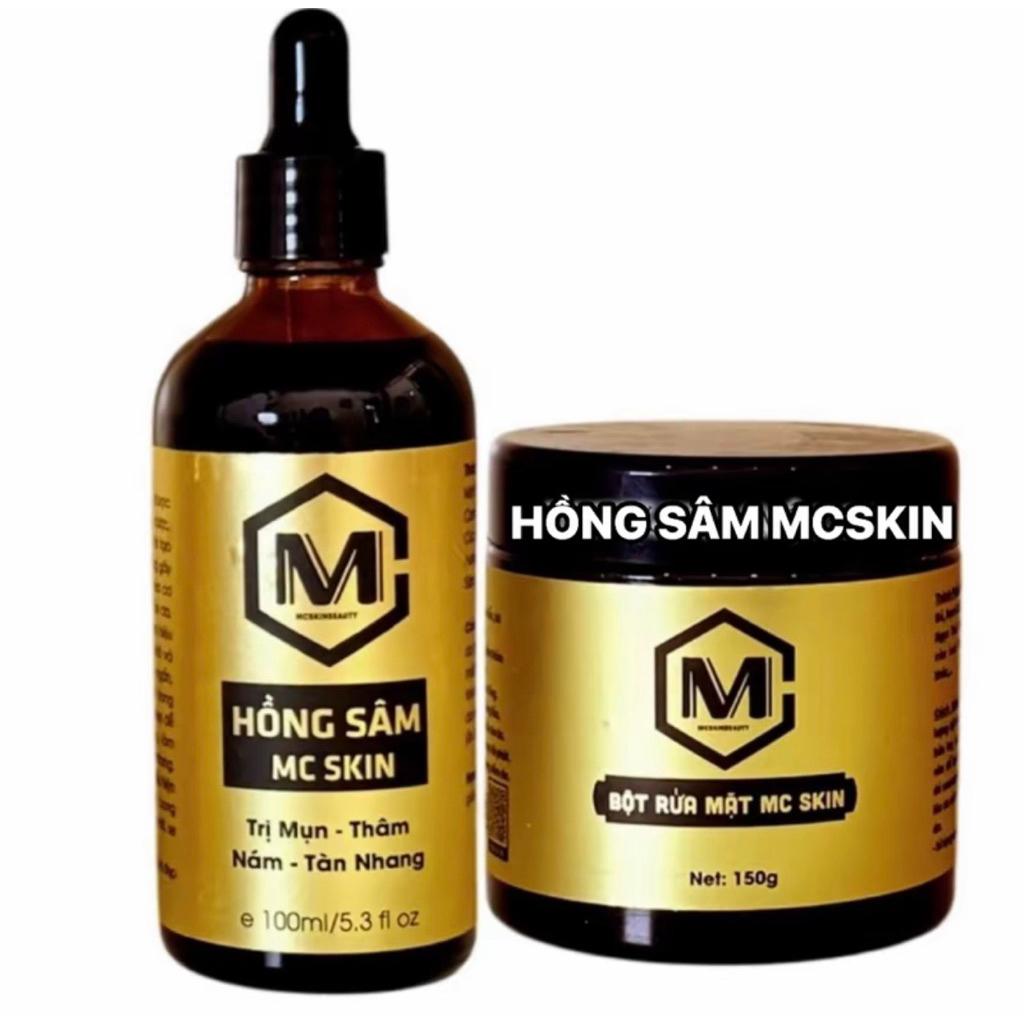 [ MCSKIN ] SERRUM HỒNG SÂM - TÁI TẠO DA CĂNG BÓNG , MỊN MÀNG 