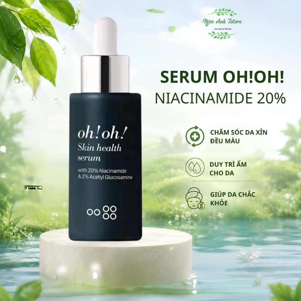 [CÔNG TY] Serum Niacinamide 20% Oh Oh giúp sáng & phục hồi da