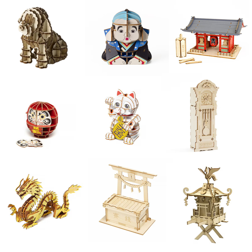 [Direct from Japan] Azone Wooden Art ki-gu-mi Series1 Japan NEW