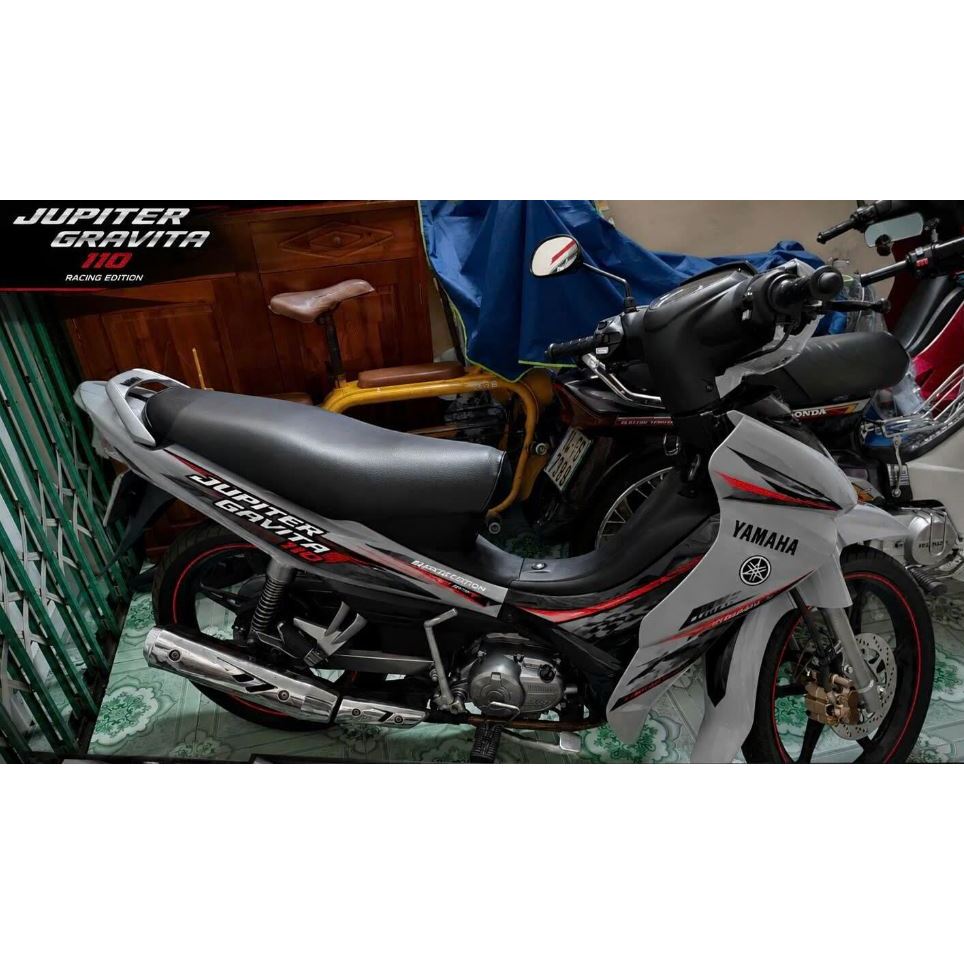 Tem Rời jupiter 110 gravita Xám Đen
