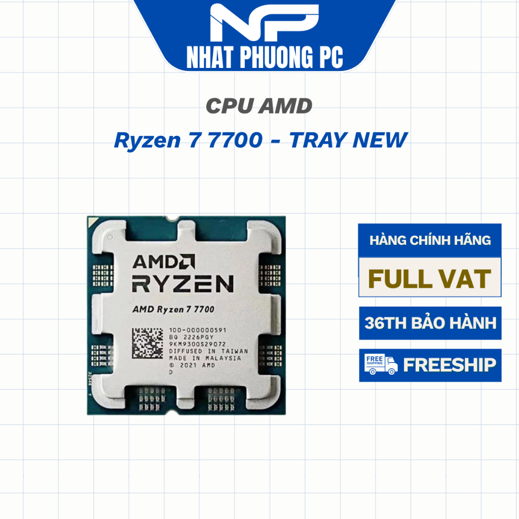 CPU AMD Ryzen 7 7700 - TRAY