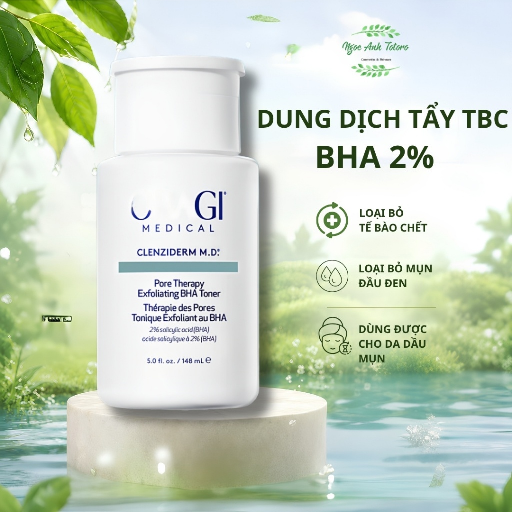 [CÔNG TY] Dung Dịch BHA Obagi 2% Giảm Mụn, Toner Tẩy Tế Bào Chết, Kiềm Dầu
