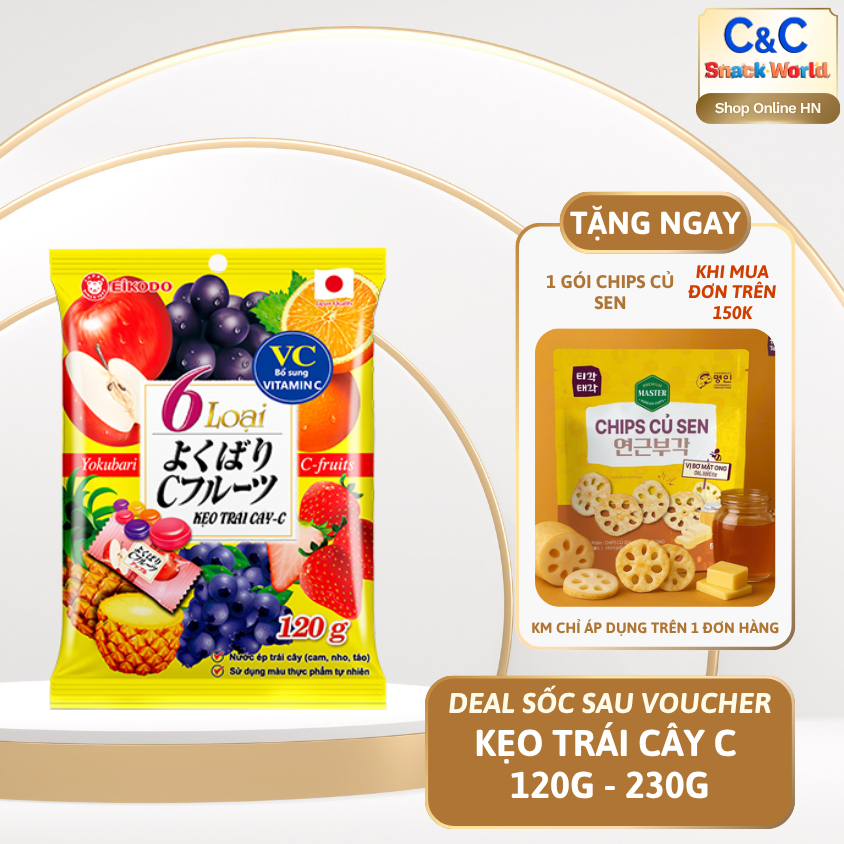 Kẹo trái cây C EIKODO 120gram - 230gram - EIKODO HN