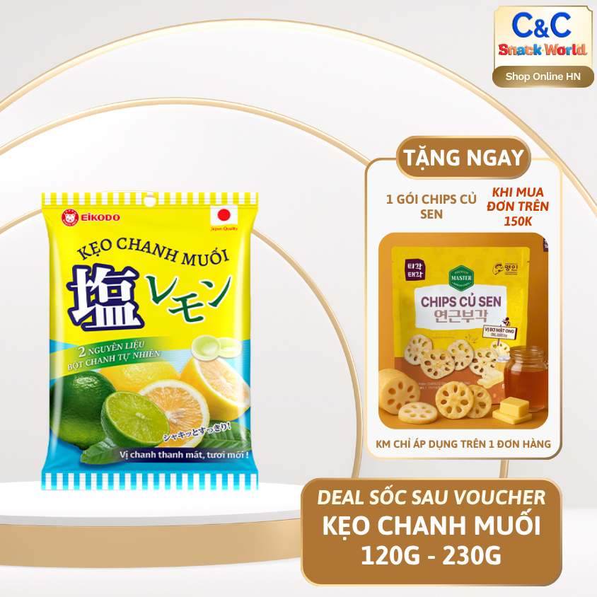 Kẹo Chanh Muối EIKODO 120gram - 230gram - EIKODO HN