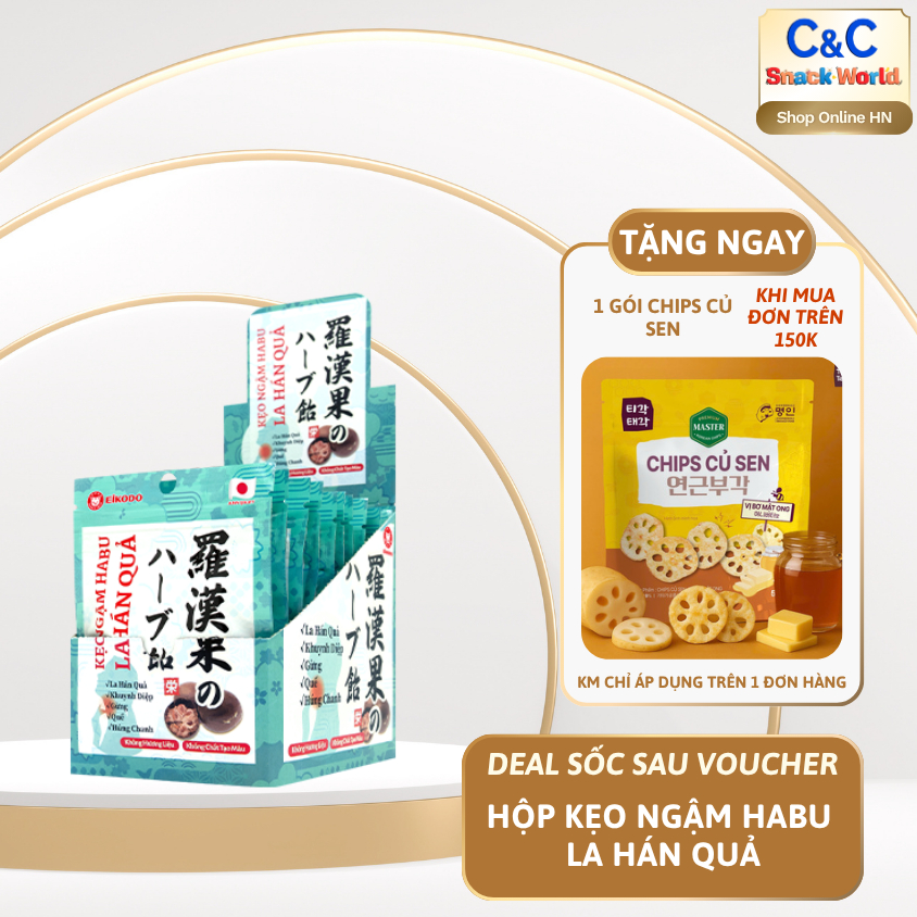 Kẹo ngậm  La Hán Quả EIKODO 15g*12gói/hộp - EIKODO HN