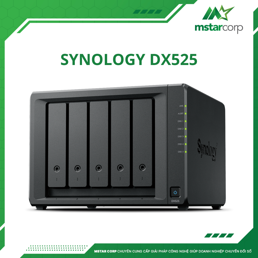 Thiết bị mở rộng NAS Synology DX525
