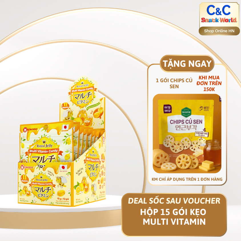 Kẹo ngậm Multi EIKODO 15g*12gói/hộp - EIKODO HN