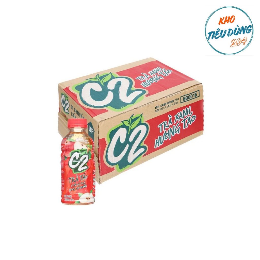 [1 Thùng] C2 Táo 360Ml (24 Chai)