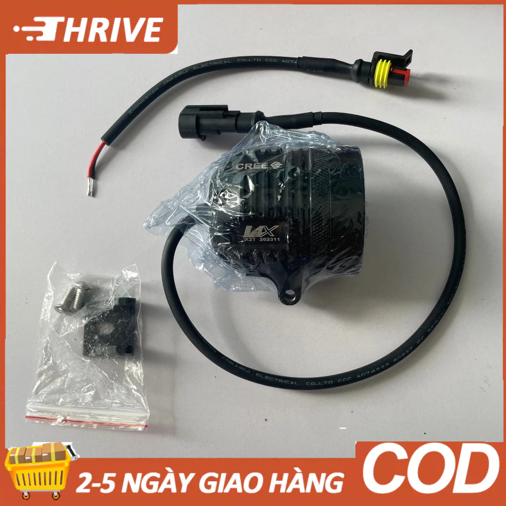 Đèn Trợ Sáng L4X CREE Chính Đèn pha LED xe máy chiếu sáng L4X