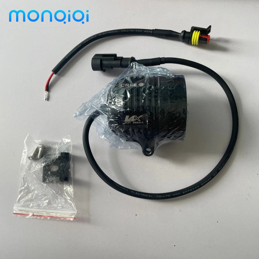 MONQIQI Đèn Trợ Sáng L4X CREE Chính Đèn pha LED xe máy chiếu sáng L4X