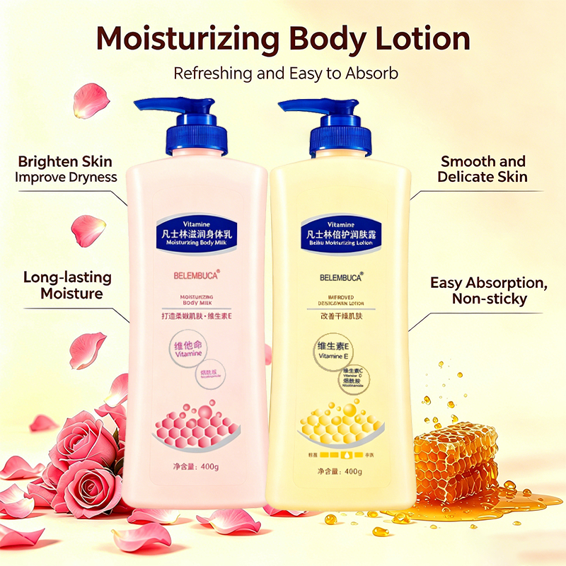 Vaseline Vitamin E Body Lotion Set, Niacinamide Fade Dullness Moisturizing Lotion cho da khô