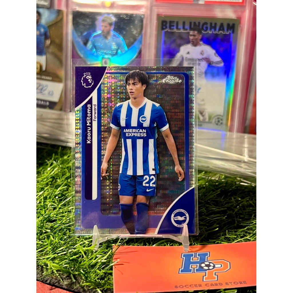 Thẻ bóng đá Kaoru Mitoma Pulsar Topps Chrome EPL 2025/26