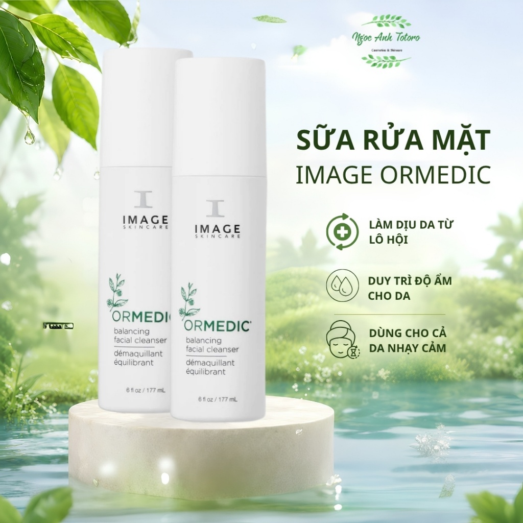 [MUA 1 TẶNG 1] Sữa rửa mặt phục hồi da IMAGE Skincare ORMEDIC Balancing Facial Cleanser