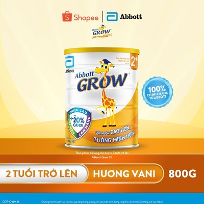 Sữa bột Abbott Grow 2+ loại 800g