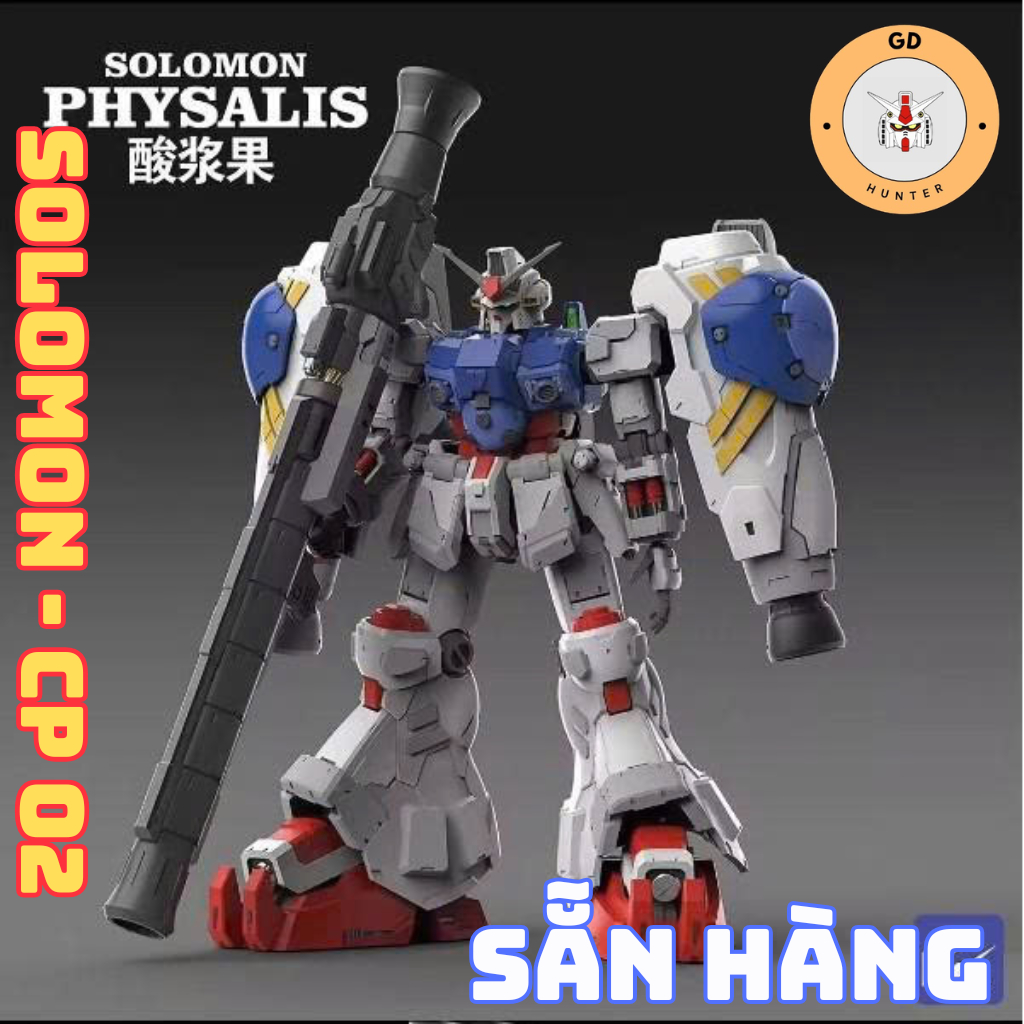 [SẴN HÀNG] Mô Hình Moder Kid Solomon 1/100 Physalis, phiên bản GP02 quy mô MG ( Tăng Decan Nước,Đèn 