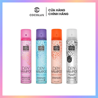 Dầu Gội Khô Girlz Only Dry Shampoo 200ml
