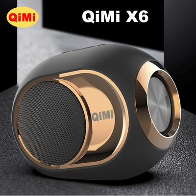 Loa Không Dây QiMi X6 - Đa Dạng Kết Nối Bluetooth 5.2, Âm Bass Cực Căng, Pin Dung Lượng Cao, Nhỏ Gọn
