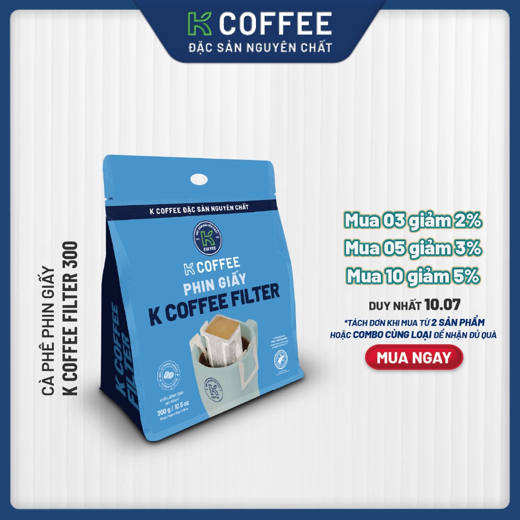 Cà phê Phin giấy K Coffee K Filter 300