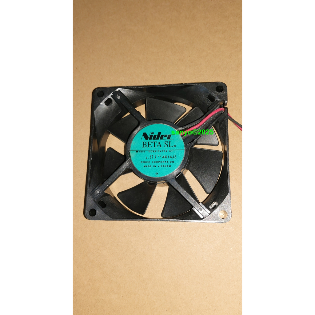 Quạt nidec 8cm 8025 24V 0.17A