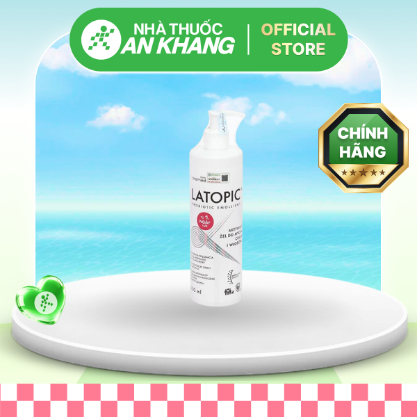 Gel tắm gội toàn thân Latopic Probiotic Emollient cho da dị ứng chai 400ml [Nhà Thuốc An Khang - Chí