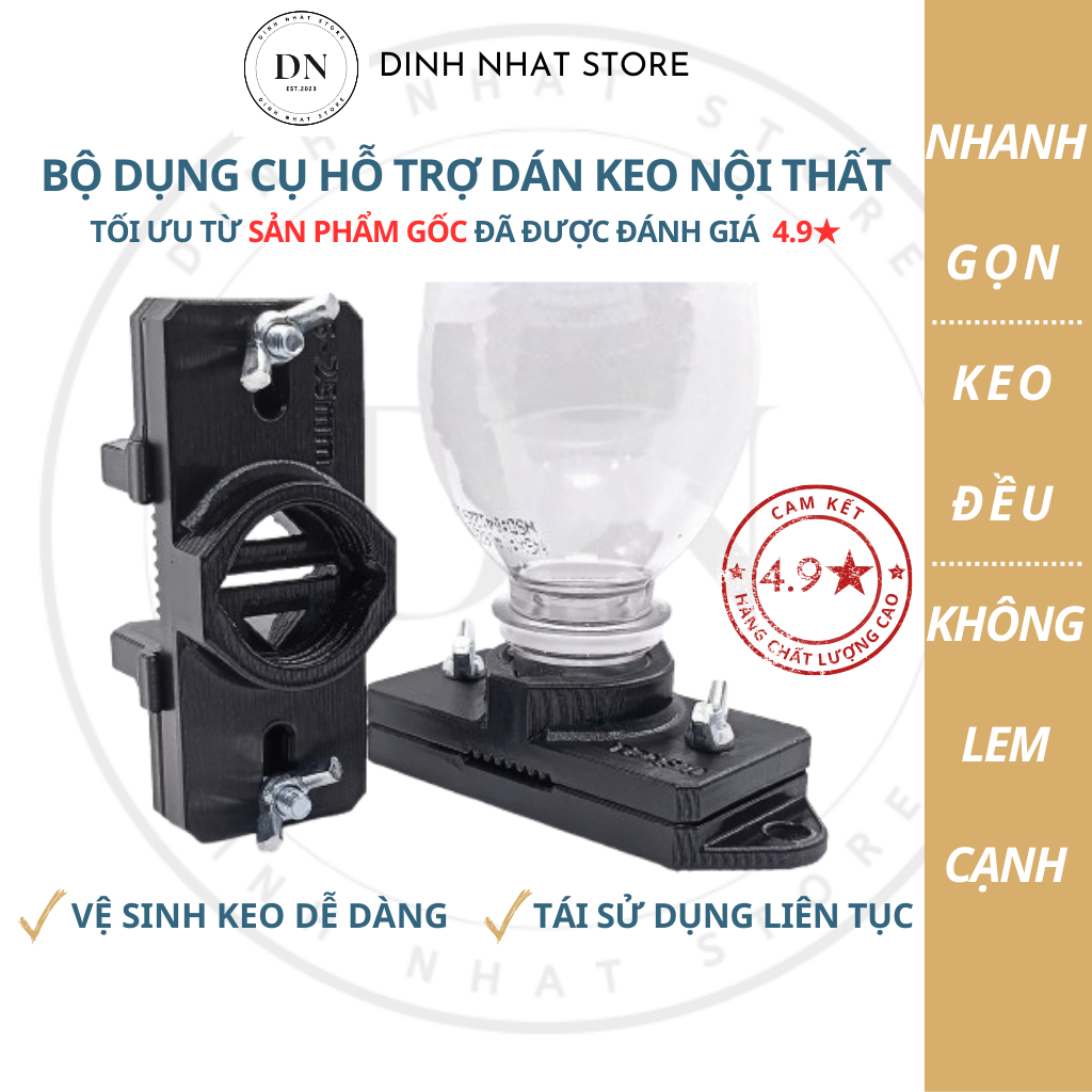 Bộ Dụng Cụ Hỗ Trợ Dán Keo Nội Thất DN Store